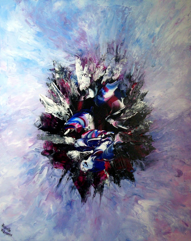 Coming from the other side of life 92x73cm - Copie
